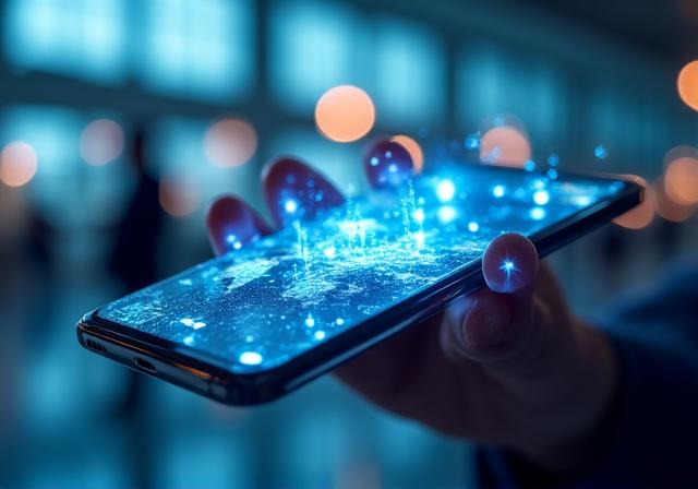 Abstrakte Darstellung von künstlicher Intelligenz in der Reiseplanung